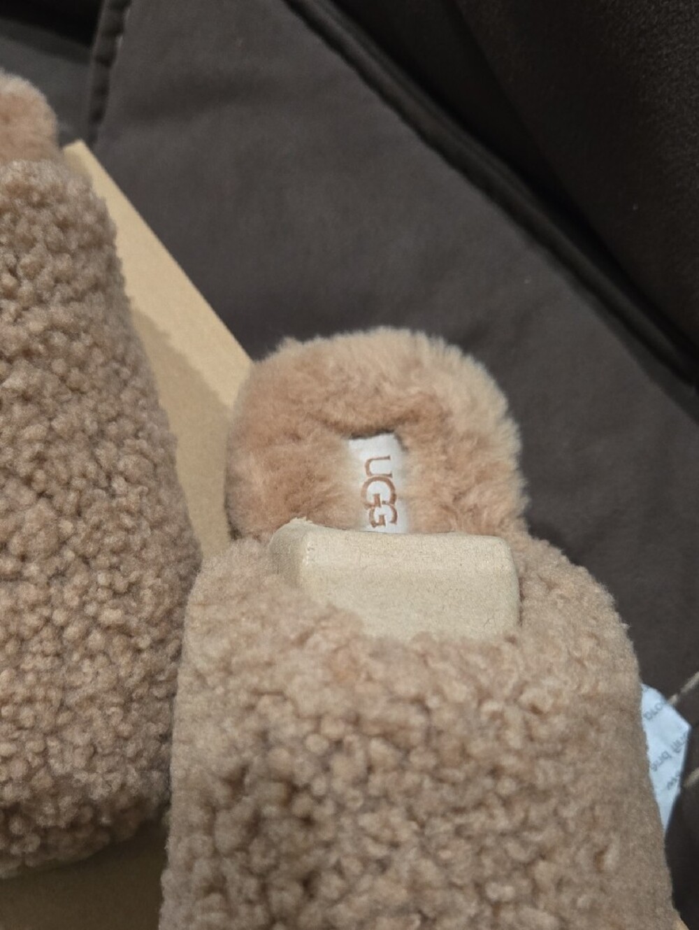 UGG Shearling Slip-On Mule - Tan - Picture 9 of 9